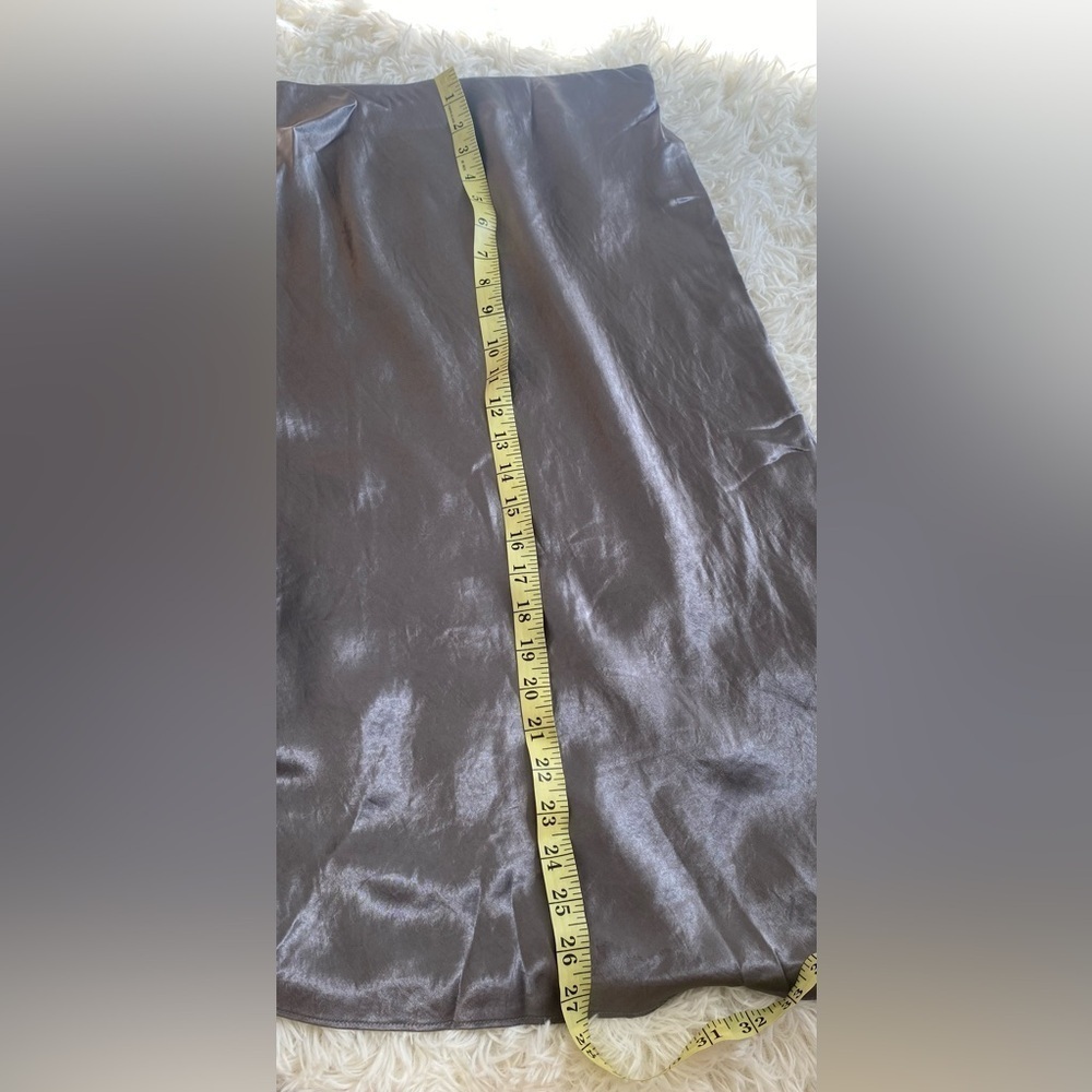 Aritzia Babaton Slip Midi Skirt in Pewder Grey - Picture 9 of 11